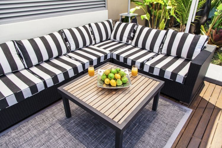 Coloful patio furniture