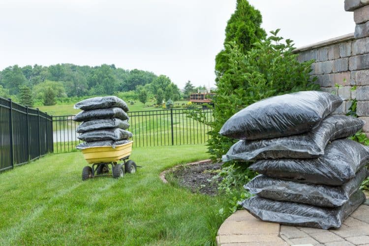 Bagged mulch